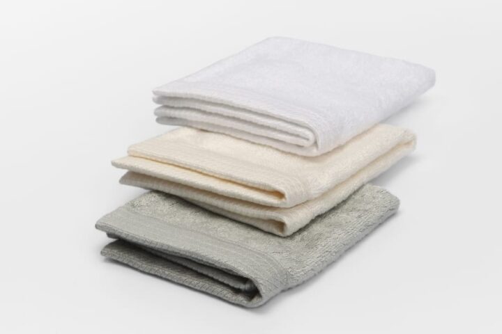Set 4 face cloths 30x30 cm / 12x12 in.
